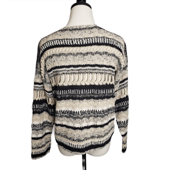 Sigrid Olsen Crocheted by Hand Cardigan Sweater Size M - Picture 2 of 8